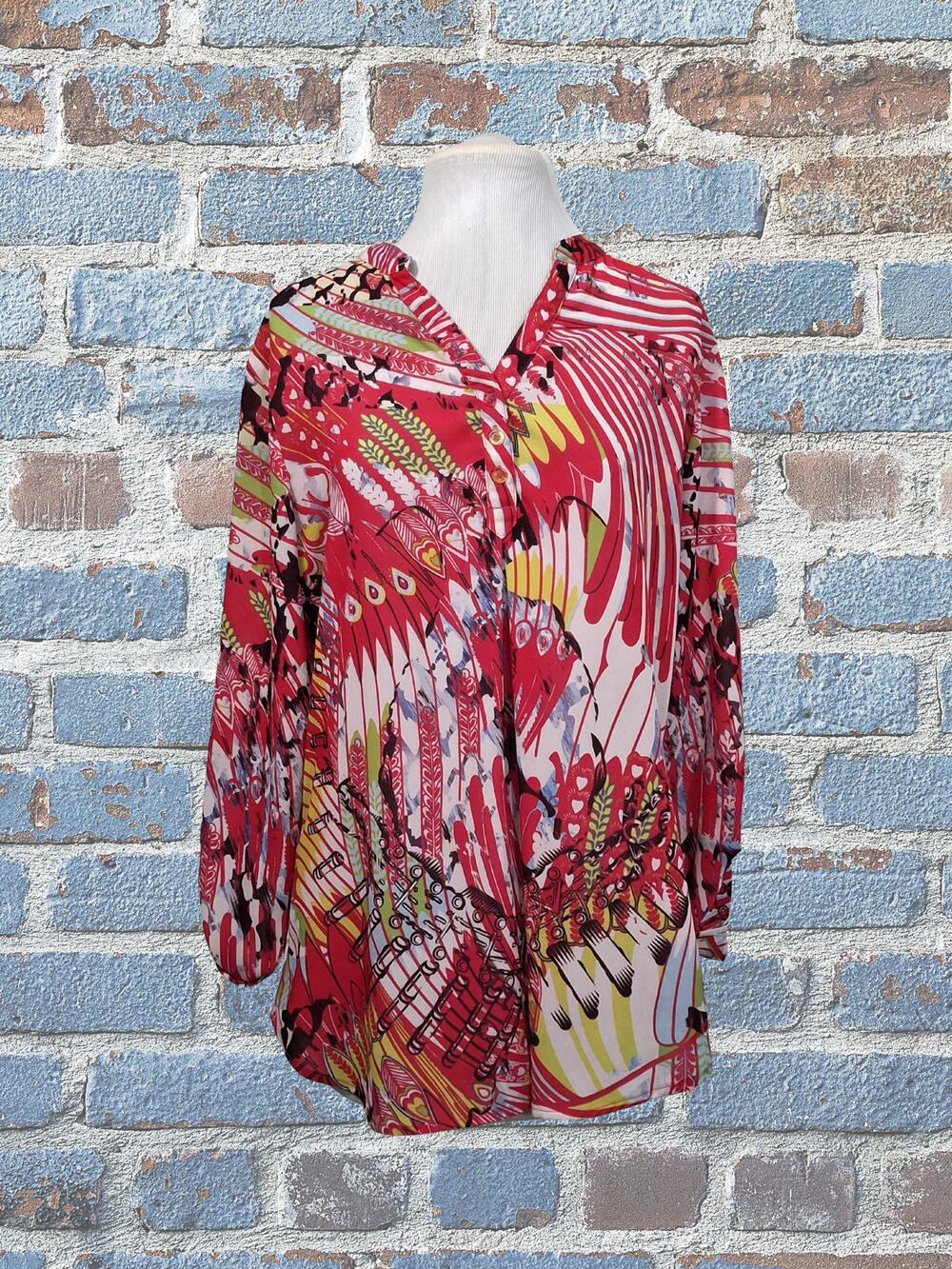 Pleats Collection Pink Top Size L and Lightweight